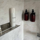 Doucherek Base - Geborsteld RVS