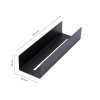 Doucherek Base - 300mm - Mat Zwart