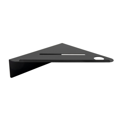Doucherek Hoek Base - Mat Zwart in de groep Badkamer Accessoires / Toon alle badkamer accessoires / Doucherek bij Beslag Online (606074-41)