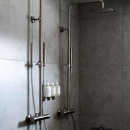 Zeephouder/Zeepdispenser Wand - Geborsteld RVS