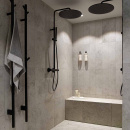 Zeephouder/Zeepdispenser Wand - Mat Zwart