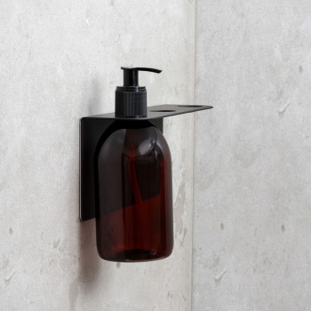 Base Zeep Pomp Houder Douche - Mat Zwart