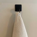 Handdoekhaak Base 210 1-Haak - Mat Zwart