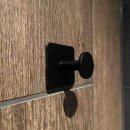 Handdoekhaak Base 210 1-Haak - Mat Zwart