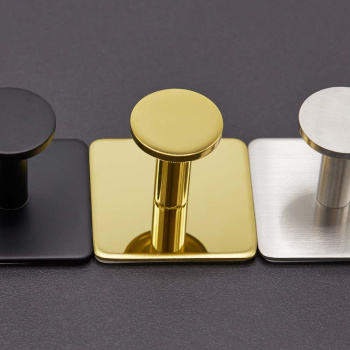 Handdoekhaak Base 210 1-Haak - Goud Gepolijst