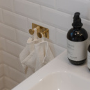 Handdoekhaak Base 210 2-Haak - Goud Gepolijst