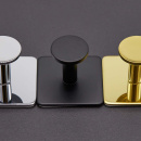 Handdoekhaak Base 210 3-Haak - Mat Zwart