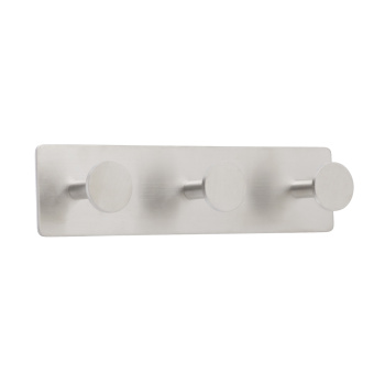 Handdoekhaak Base 210 3-Haak - Geborsteld RVS
