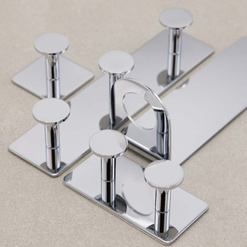 Handdoekhaak Base 210 3-Haak - Chroom