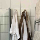 Handdoekhaak Base 220 1-Haak - Geborsteld RVS