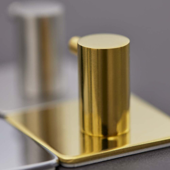 Handdoekhaak Base 220 1-Haak - Goud Gepolijst