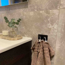 Handdoekhaak Base 220 2-Haak - Mat Zwart