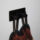 Handdoekhaak Base 220 2-Haak - Mat Zwart