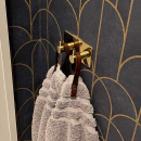 Handdoekhaak Base 220 2-Haak - Goud Gepolijst