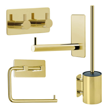 Badkamerset Base 220 - Goud Gepolijst