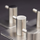 Handdoekhaak Base 220 3-Haak - Geborsteld RVS