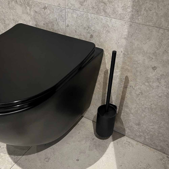 Solid Toiletborstel - Mat Zwart