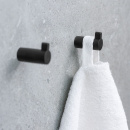 Enkele haak Flow - Mat Zwart