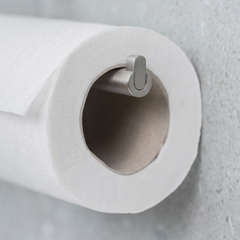 Toiletrolhouder Flow - Geborsteld Nikkel