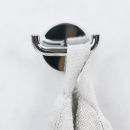 Dubbele Haak Calm - Gepolijst Chroom