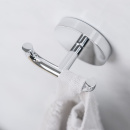 Dubbele Haak Calm - Gepolijst Chroom