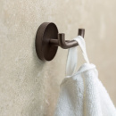 Dubbele Haak Calm - Gebronsd Messing