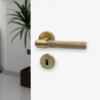 Deurklink Helix 200 - Scandinavische Standaard - Antiek Brons