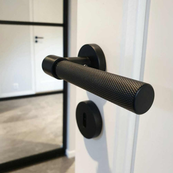 Deurklink Helix 200 - Europese Standaard - Zwart