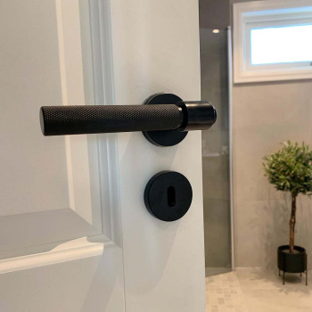 Deurklink Helix 200 - Europese Standaard - Zwart