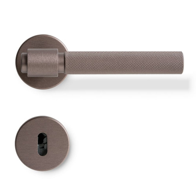 Deurklink Helix 200 - Scandinavische Standaard - Donker Brons in de groep Deurklinken / Kleur/Materiaal / Brons bij Beslag Online (751014-41)
