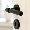 Deurklink Helix 200 Stripe - Europese Standaard - Zwart