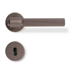 Deurklink Helix 200 Stripe -Europese Standaard - Donker Brons