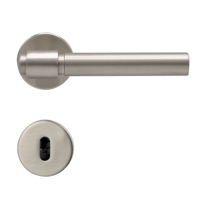 Deurklink Helix 200 Blank - Europese Standaard - RVS Afwerking in de groep Deurklinken / Kleur/Materiaal / RVS Afwerkning bij Beslag Online (752016-41E)