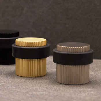 Deurstopper Helix Stripe - Mat Zwart