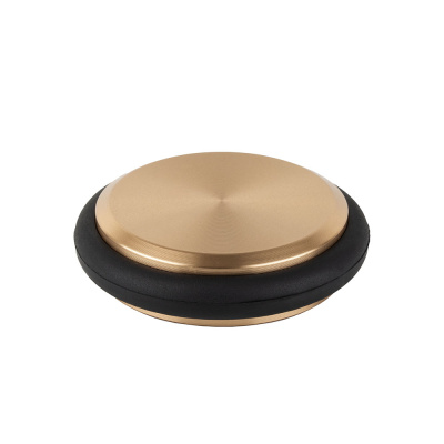 Deurstopper Low - 68mm - Geborsteld Messing in de groep Deurklinken / Kleur/Materiaal / Messing bij Beslag Online (753147-BO)