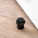 Deurstopper Graf - 27mm - Geborsteld Zwart