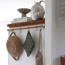 Keukenstang Aveny - 600mm - Compleet - Eik/Geborsteld RVS