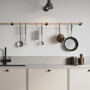 Keukenstang Aveny - 600mm - Compleet - Eik/Mat Zwart