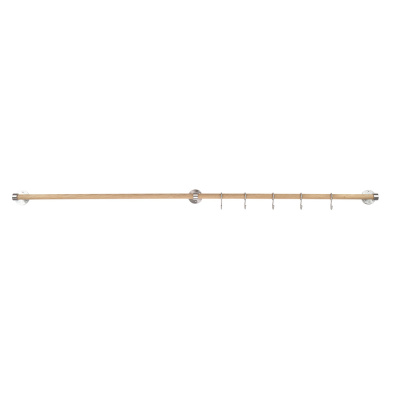 Verlengstuk Aveny - 600mm - Eik/Geborsteld RVS in de groep Kapstokhaken / Toon alle kapstokhaken / Ophangsysteem keuken bij Beslag Online (947970-41)
