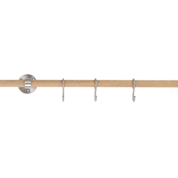 Verlengstuk Aveny - 600mm - Eik/Geborsteld RVS
