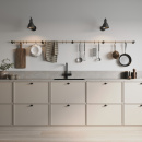 Verlengstuk Aveny - 600mm - Eik/Mat Zwart