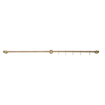 Verlengstuk Aveny - 600mm - Eik/Gepolijst Onbehandeld Messing