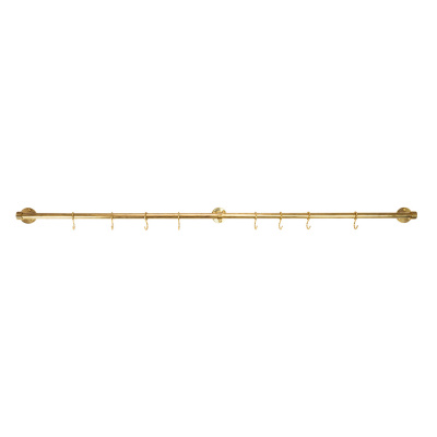 Verlengstuk Aveny - 600mm - Gepolijst Onbehandeld Messing in de groep Kapstokhaken / Toon alle kapstokhaken / Ophangsysteem keuken bij Beslag Online (948005-41)