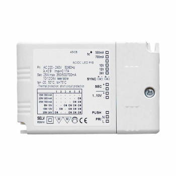 Aandrijvingen Drikon - Dimbaar - 350-700mA/12-24V