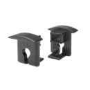 Eindkappen Miss - Zwart - 2-st