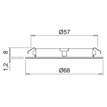 LED-Spot Atom - Wit