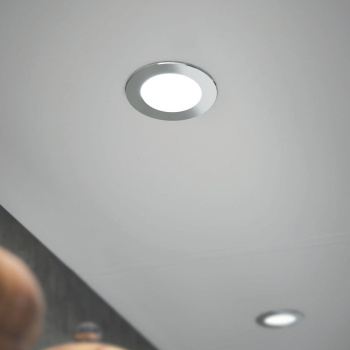 LED-Spot Atom - RVS look