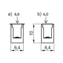 LED-Profiel LD8104 - 2000mm - Aluminium