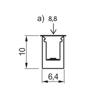 Diffusor LD8104 - A - 2000mm