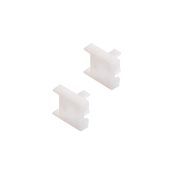 Eindkappen Nubo - Wit - 2-stuks